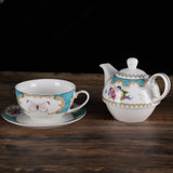 English Rose Porcelain Teapot Set