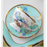 Blue Bird Bone China Coffee Cup