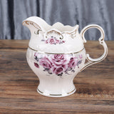 15 Pieces British Rose Porcelain Tea Set