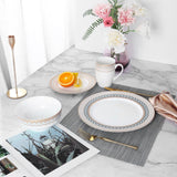 Grey Porcelain Dinner Set