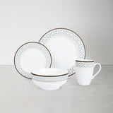 Geometric Porcelain Dinner Set