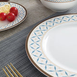 Geometric Porcelain Dinner Set