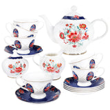 Floral Chinese Porcelain Tea Set