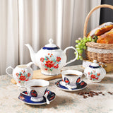 Floral Chinese Porcelain Tea Set