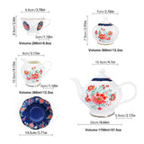 Floral Chinese Porcelain Tea Set