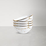 Marble Porcelain Soup Bowl Set