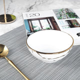 Marble Porcelain Soup Bowl Set