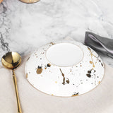 Marble Porcelain Pasta Bowl Set