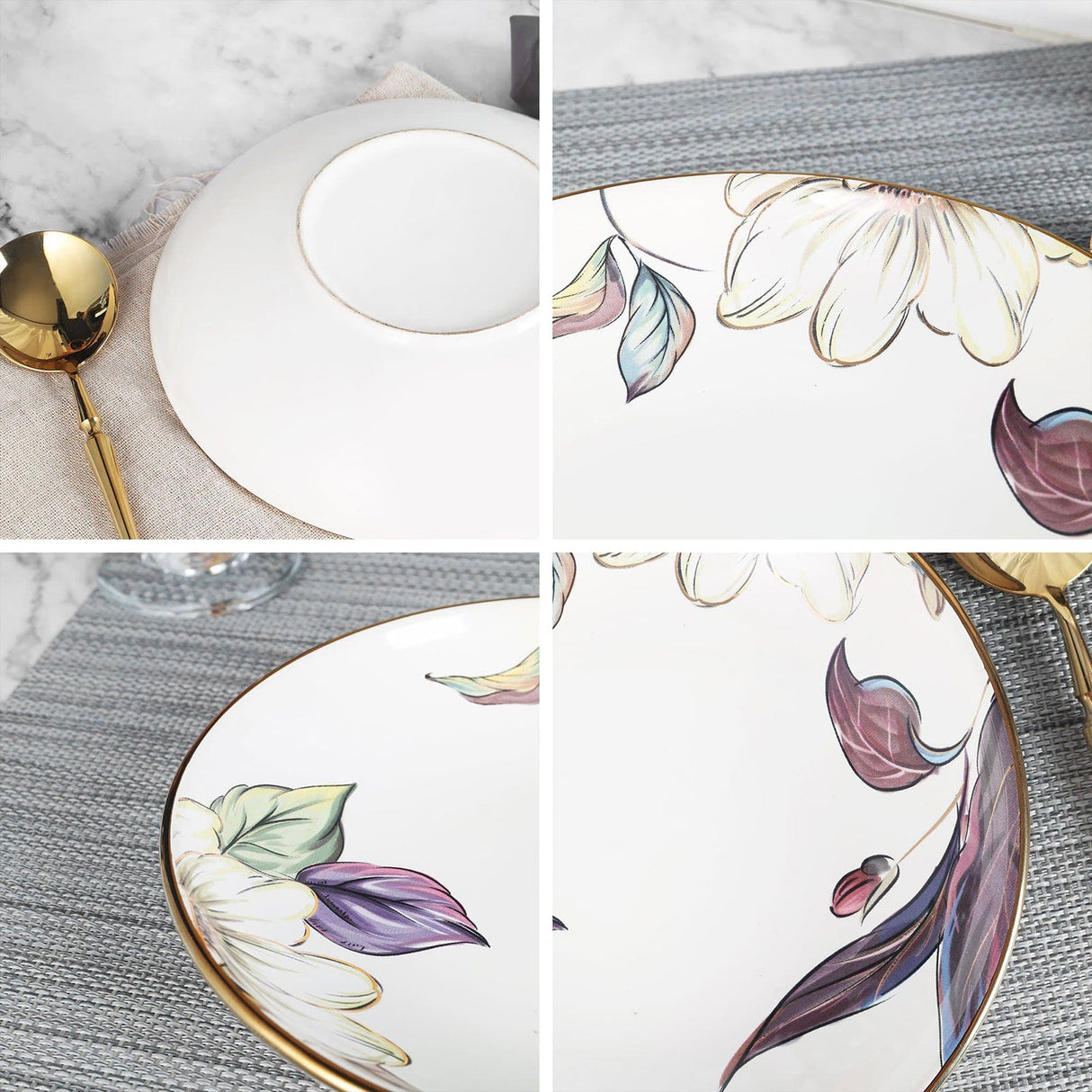 Japanese Style Porcelain Bowl Set