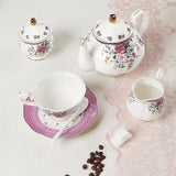 Blue Floral Porcelain Tea Set
