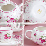 Red Rose Tea Set