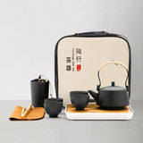 Japanese Travel Tea Set with Bag