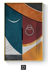 Faces II Geometric Canvas Prints