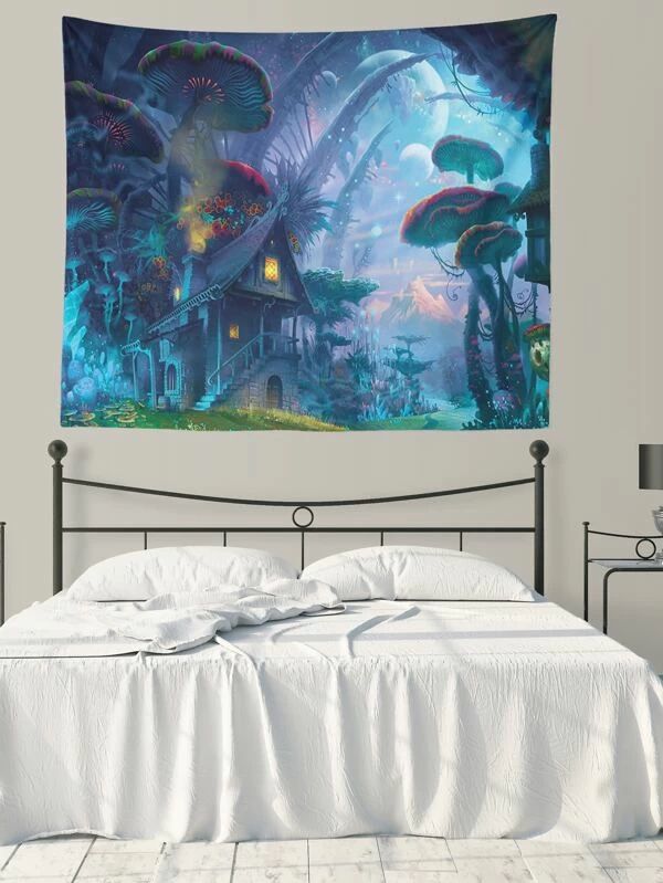 Fairy Tale World Pattern Tapestry