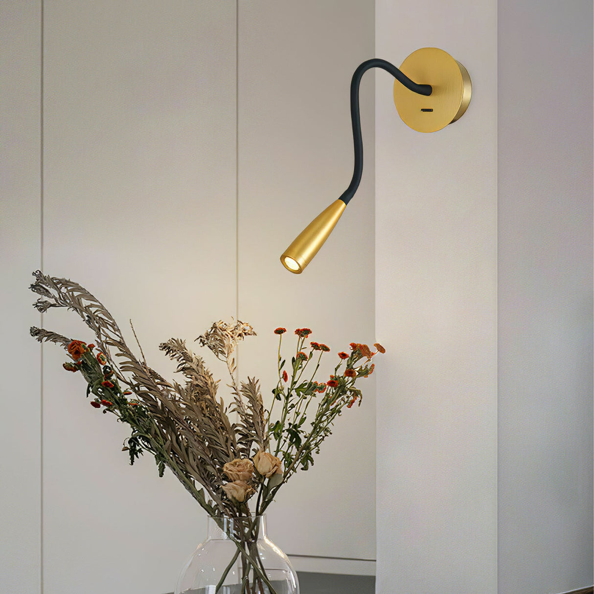 Flexi Leather Wall Light