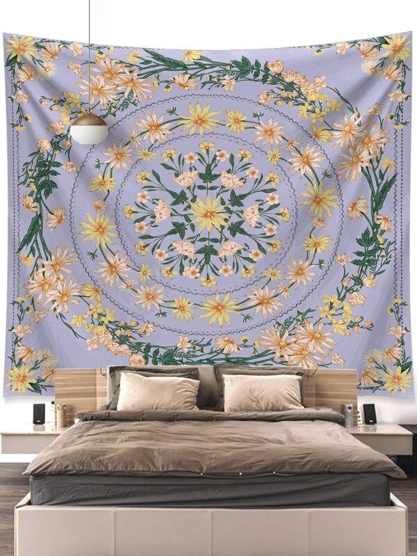 Flower Pattern Tapestry