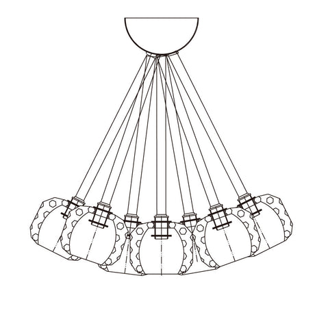 Flushmount Crystal Ball