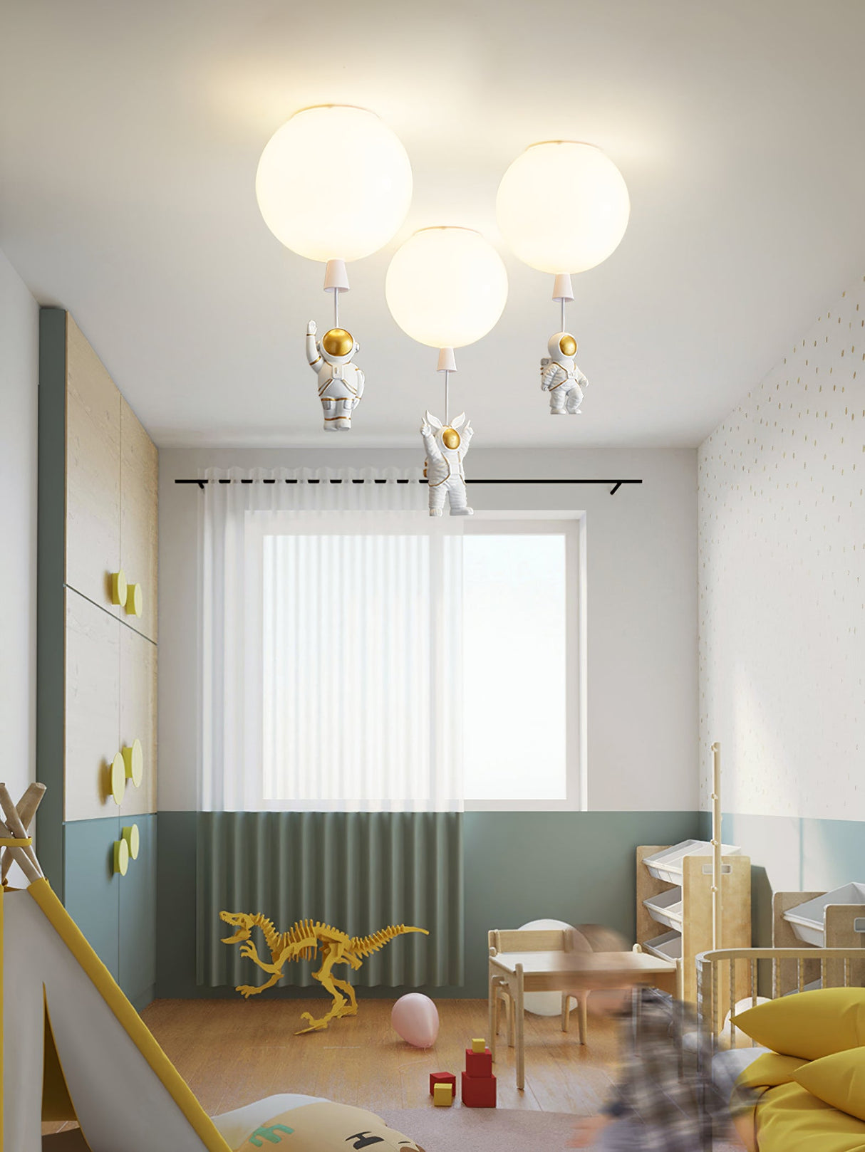 Frosted Balloon Ceiling Light