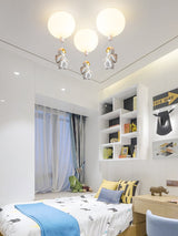 Frosted Balloon Ceiling Light