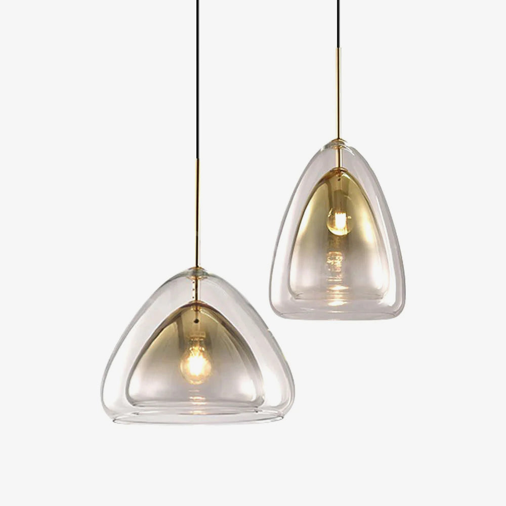 Futuristische Glass Pendant Light