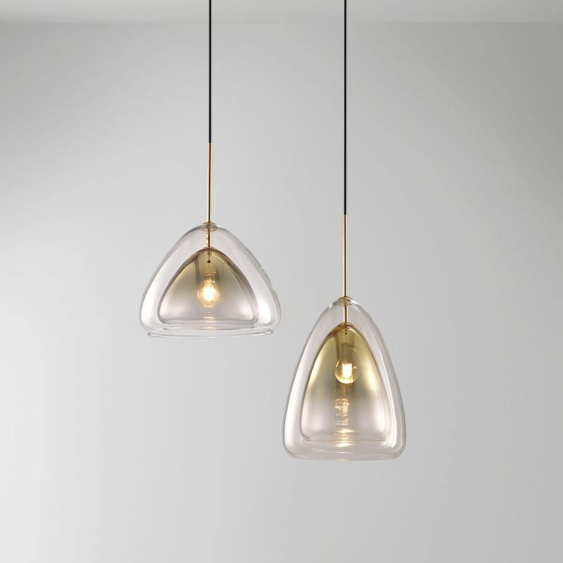 Futuristische Glass Pendant Light