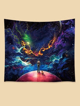 Galaxy Print Tapestry