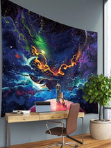 Galaxy Print Tapestry