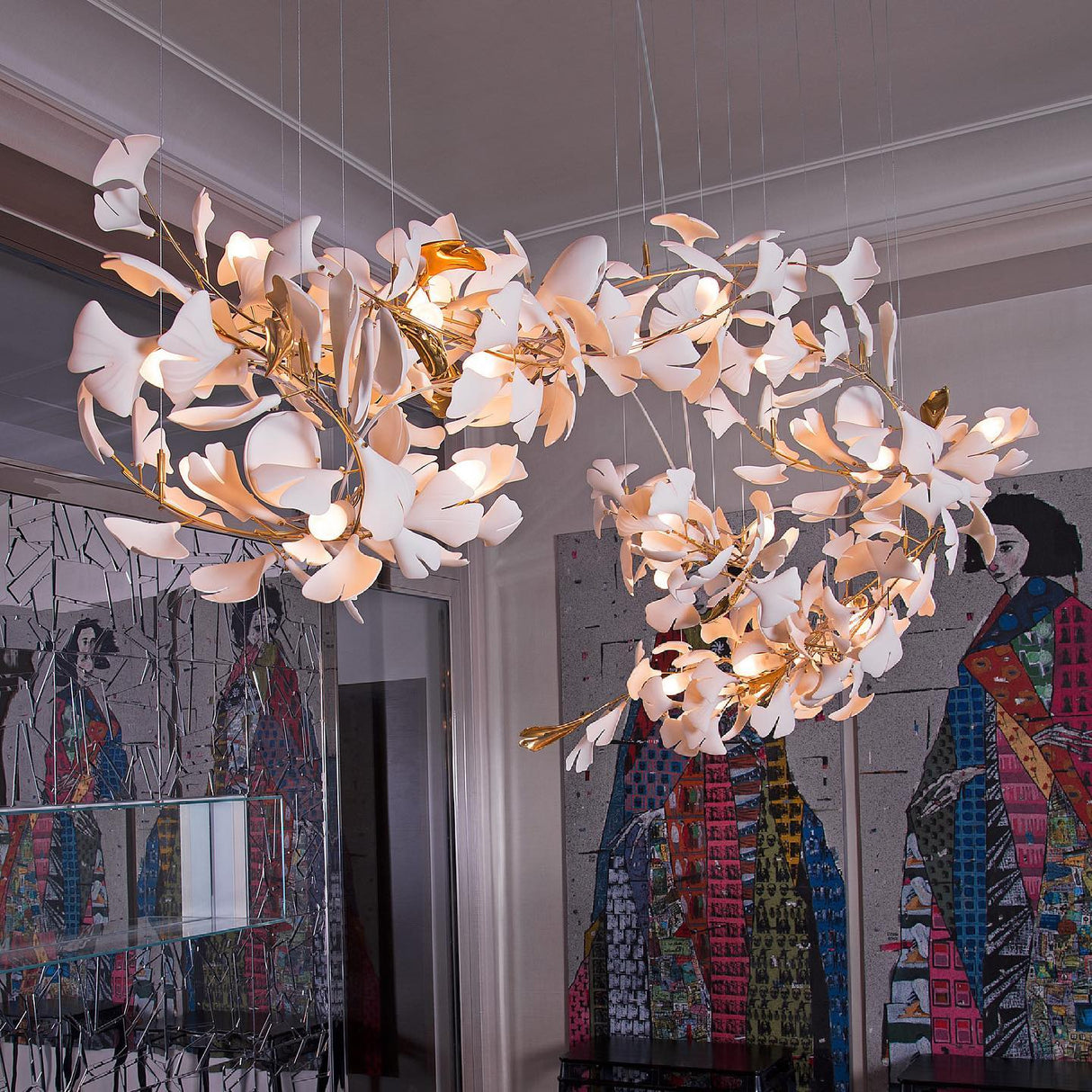 Gingko Chandelier A