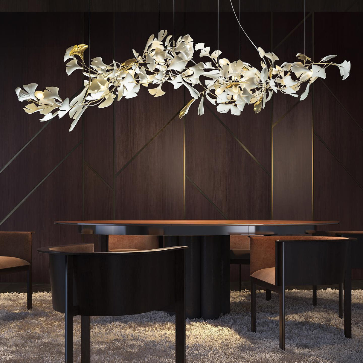 Gingko Chandelier A