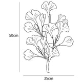 Ginkgo Leaf Branch Wall Lamp