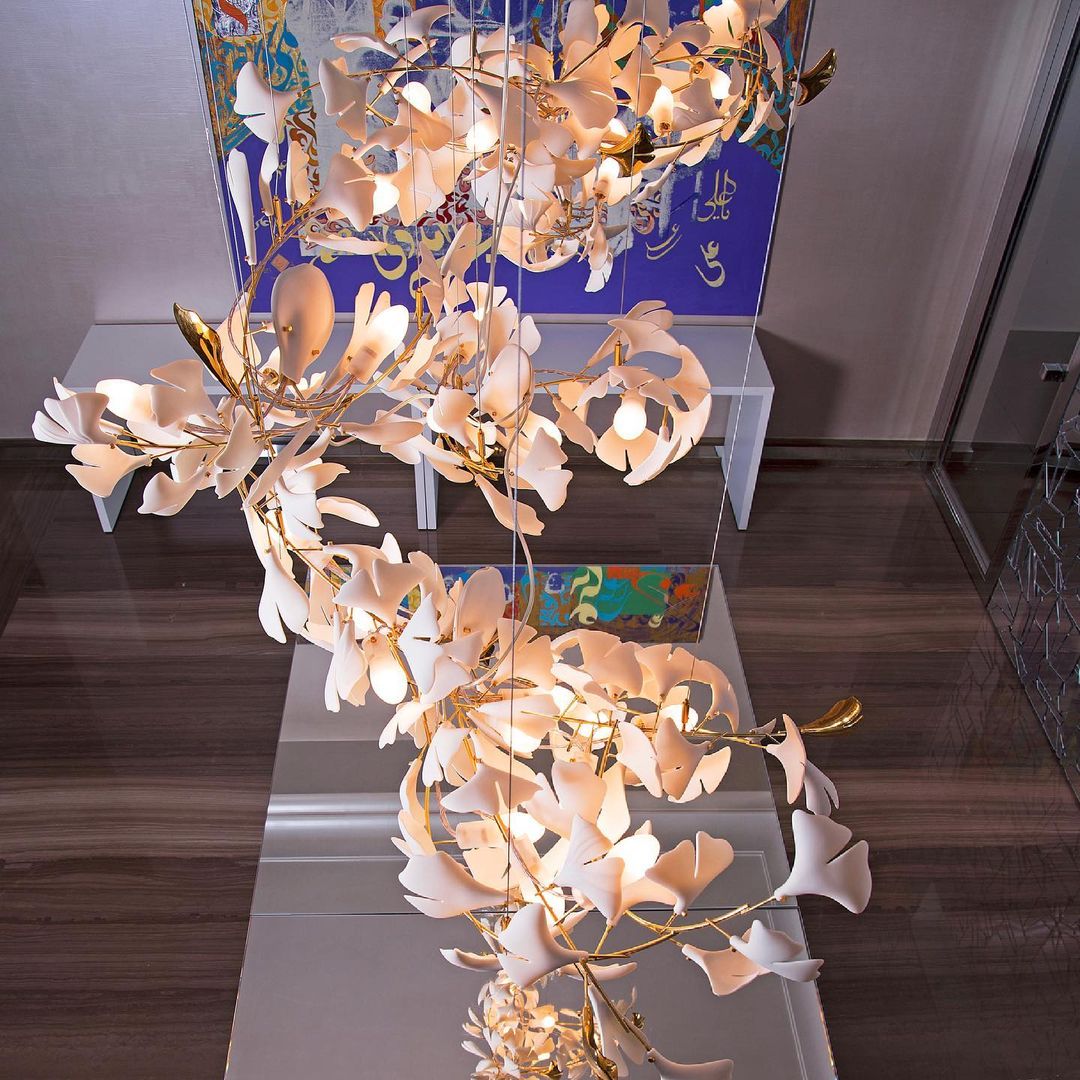 Gingko Chandelier E