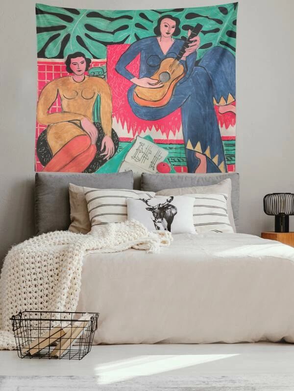 Cartoon Women Tapestry