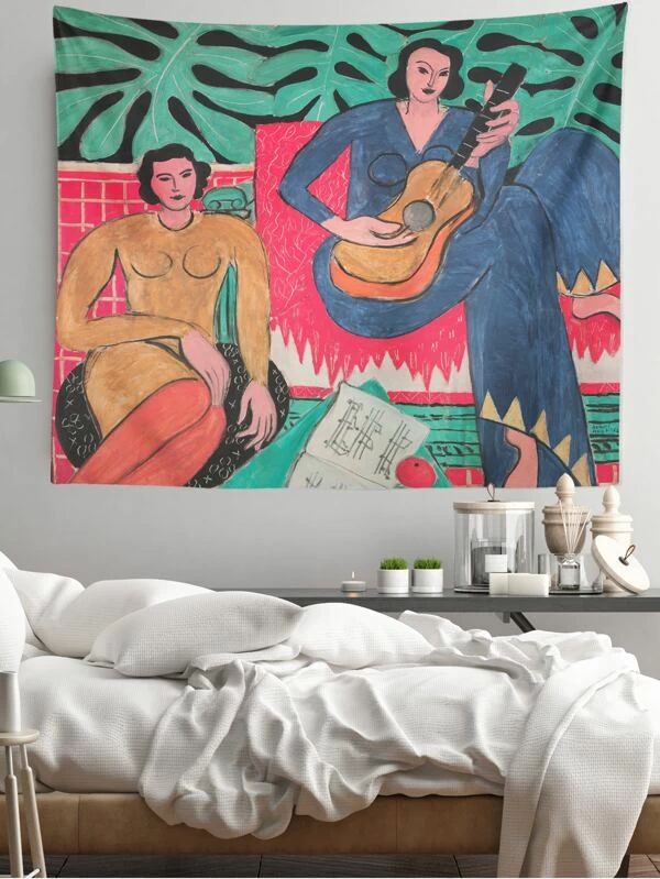 Cartoon Women Tapestry