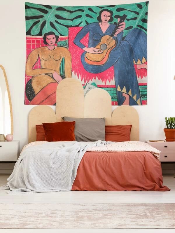 Cartoon Women Tapestry