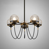 Glass Ball Chandelier
