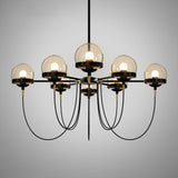Glass Ball Chandelier