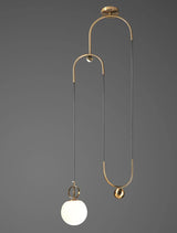 Glass Ball Pendant Lamp