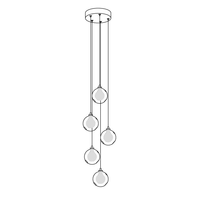 Globe Cluster Chandelier