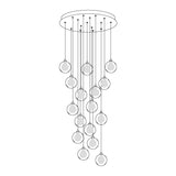 Globe Cluster Chandelier