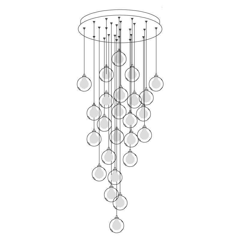 Globe Cluster Chandelier