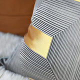 Gold Bar Pillow Cover