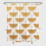 Feblilac Black and White Crane Shower Curtain with Hooks, Bathroom Curtains with Ring, Unique Bathroom décor, Boho Shower Curtain, Customized Bathroom Curtains, Extra Long Shower Curtain
