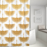 Feblilac Black and White Crane Shower Curtain with Hooks, Bathroom Curtains with Ring, Unique Bathroom décor, Boho Shower Curtain, Customized Bathroom Curtains, Extra Long Shower Curtain