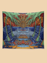 Graphic Print Tapestry