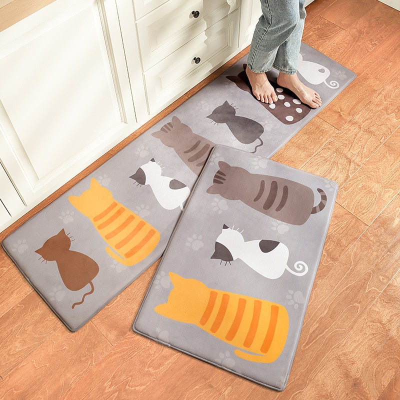 Anti-slip Cat Doormat Rugs