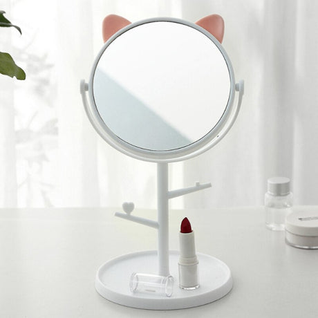 Pastel Kawaii Girl Makeup Mirror