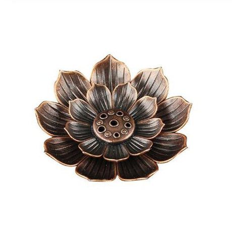 Metal Lotus Incense Burners