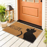 Welcome Doormat Cute Cat Rug