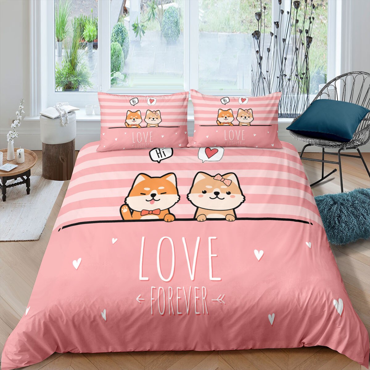 Cartoon Cat Luxury Bedding Set