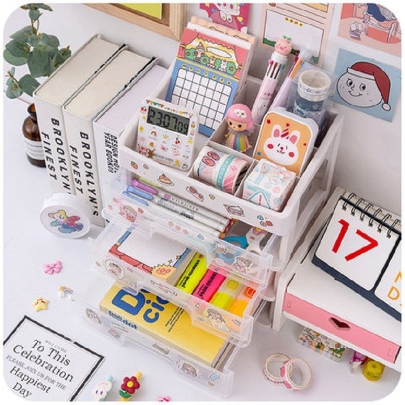 Kawaii Desk Drawers – Raspberry Stationery